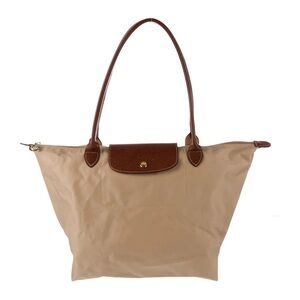 Longchamp Le Pliage tan Large tote bag